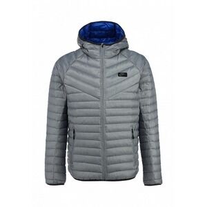 Nike Sports Stay Warm Hooded DuDown Jacket Gray Men's Size L Mountain Winter